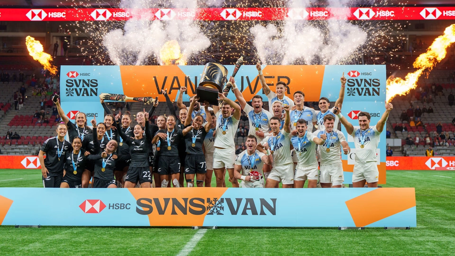 HSBC World Rugby Sevens: Argentina Dominates New Zealand 36-12