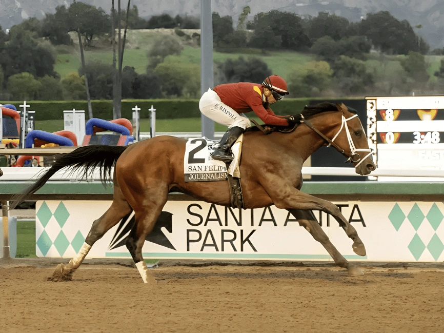 Journalism Wins Thrilling 2025 San Felipe Stakes in Stunning Finish